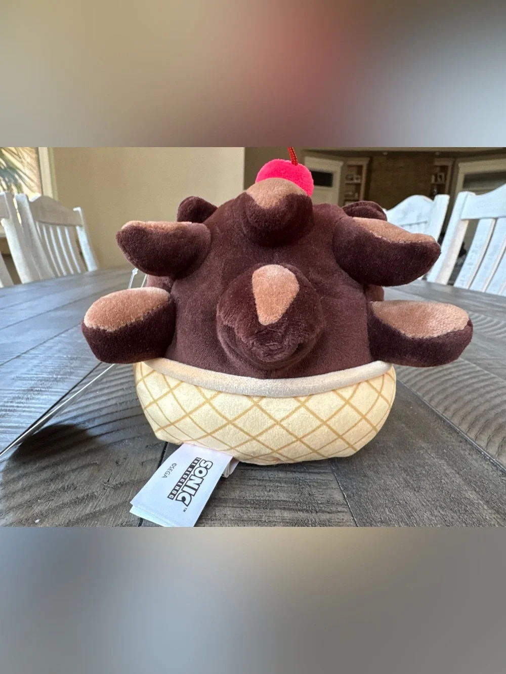 Sonic the Hedgehog Shadow Ice Cream Plush - Squishmallows Toy (NWT)